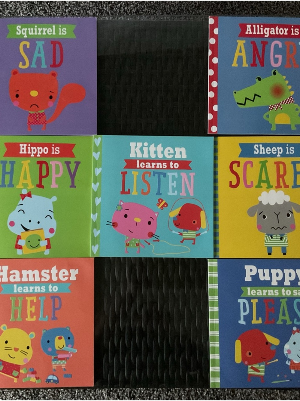 Book Lot x7 Playdate Pals Kids learn to Emotions paperback Make Believe Idea